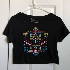 Aztec Crop tee, xhilaration